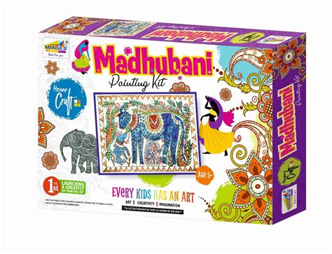 Nhr Mansajis Diy Madhubani Painting Kit For Kids Toys And Games