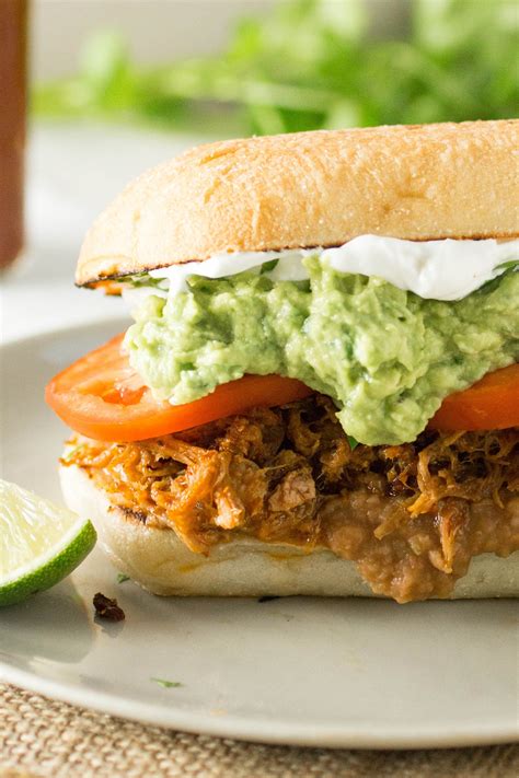 Maybe you would like to learn more about one of these? Pulled Pork Mexican Torta Sandwich (With images) | Pork ...