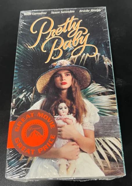 Pretty Baby 1978 Vhs Brooke Shields Susan Sarandon Paramount New