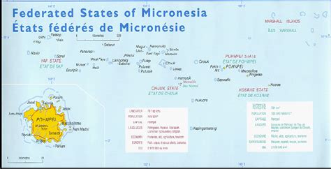 Location Map Of The Federated States Of Micronesia And Pohnpei Inset Download Scientific