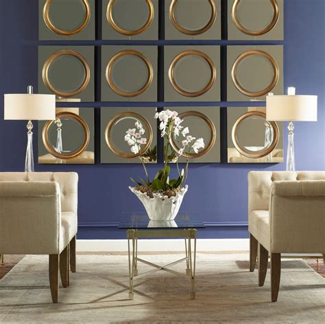 Give Your Living Room A Hollywood Glam Style Look Decor Mirror Wall