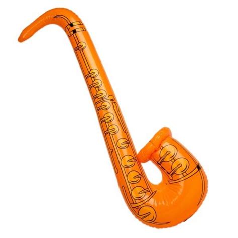 Inflatable Saxophone Orange