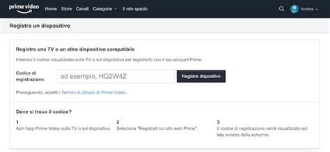 Come inserire codice Amazon Prime Video | Salvatore Aranzulla