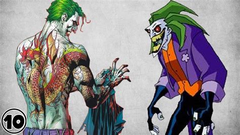 Top 10 Alternate Versions Of The Joker Youtube