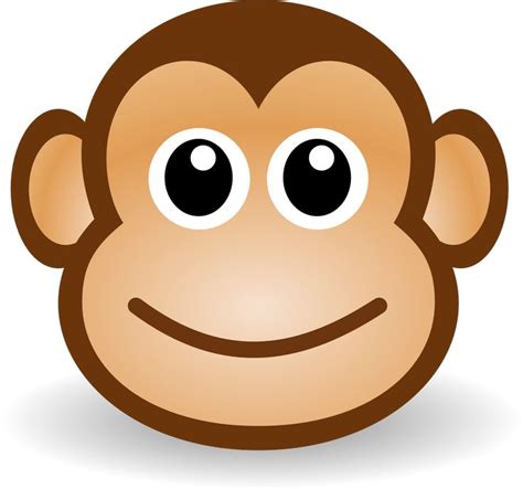 cartoon monkey face - Google Search | Cartoon monkey, Monkey crafts