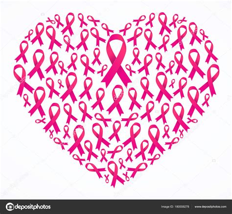 Supporting the fight against women's breast cancer. Heart image for breast cancer awareness | Breast Cancer ...