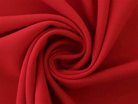 Polyester Crepe In Red Bandj Fabrics