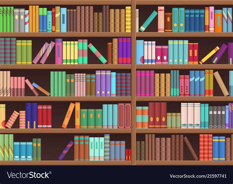 Priscilla pun of the um library elected as a standing committee member of the environment, sustainability and libraries section of the ifla. Library book shelf literature books cartoon Vector Image ...