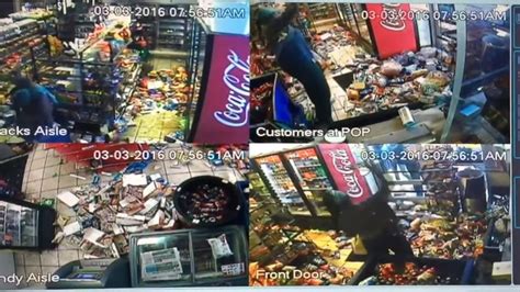 Surveillance Video Woman Trashes Convenience Store After Caught Trying To Shoplift Fox News