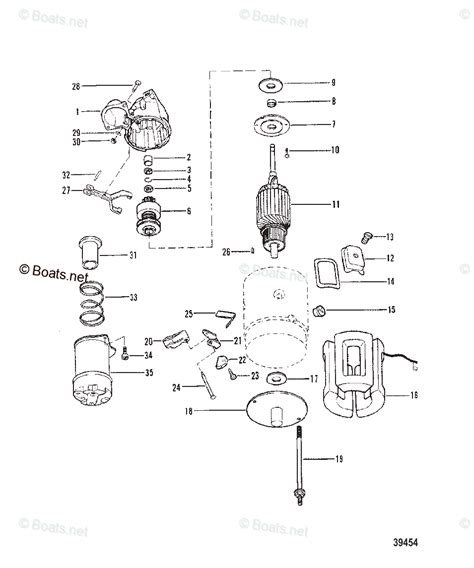 Mercruiser Sterndrive Gas Engines Oem Parts Diagram For Starter Motor