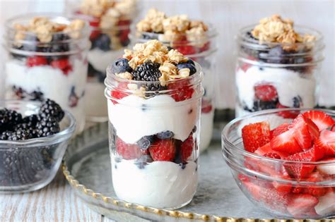 Simple Fruit And Yogurt Parfaits