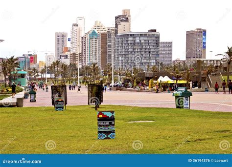View Of Durban South Africas Golden Mile Beachfront Editorial Photo