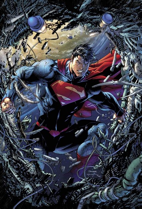 Superman Unchained 1covers And Splashesjim Lee Comic Art Community