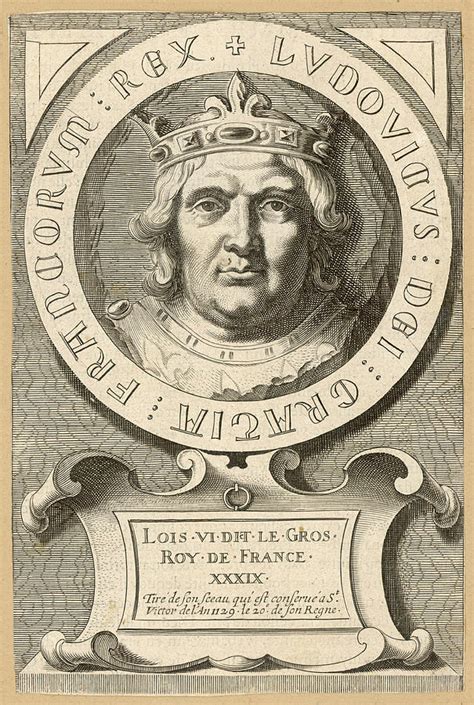 Louis Vi Le Gros The Fat King Drawing By Mary Evans Picture Library Fine Art America