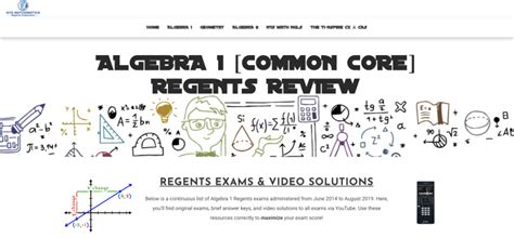 The nys algebra i regents review app gives you access to all of the multiple choice questions from previous exams. The Best Algebra 1 Regents Review Guide for 2020 | Albert Resources