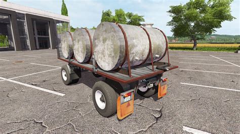 Trailer With Barrels Fs17 Farming Simulator 17 Mod Fs 2017 Mod