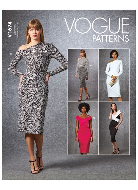 Vogue Patterns 1674 Misses Dress