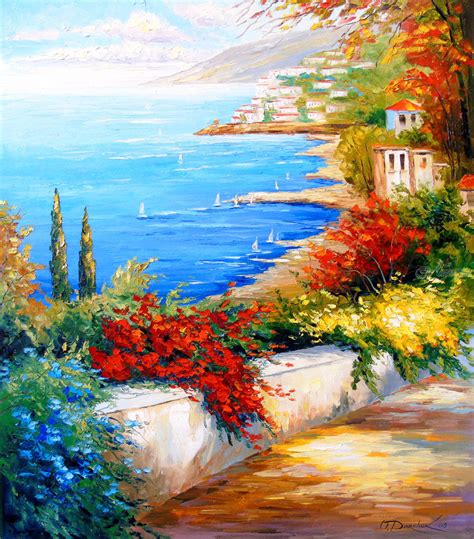 Bright Day By The Sea Paintings By Olha Darchuk