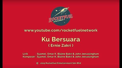 Stream ku bersuara the new song from ernie zakri. Ernie Zakri - Ku Bersuara Karaoke Version - YouTube