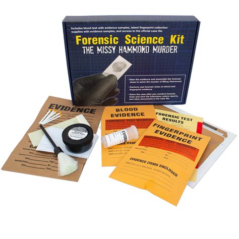 Forensic Science Kit The Missy Hammond Murder Crime Scene Forensic