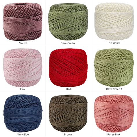 Cotton Tatting Thread Size 20 Crochet Thread Mercerized Etsy