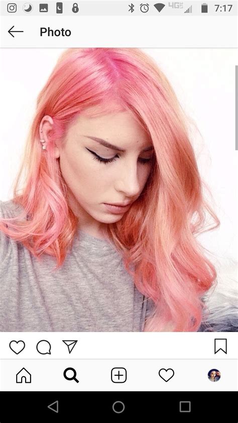 Pin By Lauren Lees On Hair Hair Color Pastel Peach Hair Pink Hair