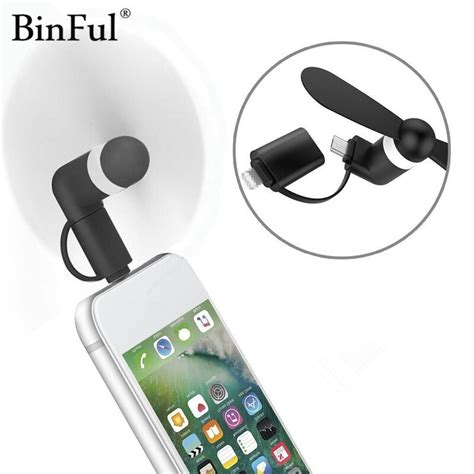 Binful 10pcs 2 In 1 Portable Cell Phone Mini Electric Usb Cooling
