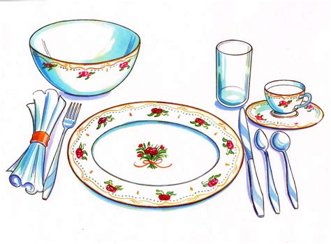 Boy setting the table clipart. Clipart of helping out setting the table collection ...
