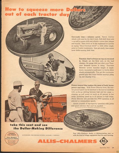 Pin By Kallay Ad Co On Allis Up To 7000 Series Tractors Old Tractors