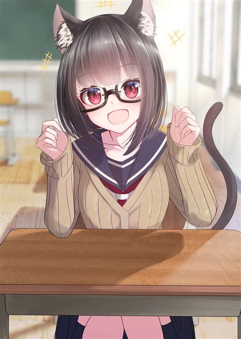 Catgirl In The Classroom Original Rkemonomimi