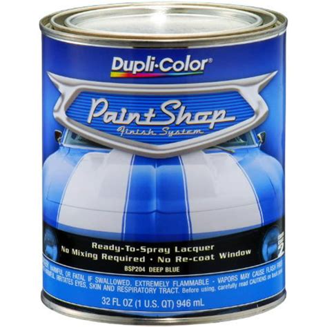 Dupli Color Bsp204 2 Pk Paint Shop Deep Blue Metallic Finish