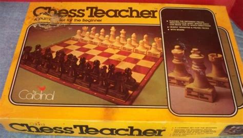 Cardinal Chess Teacher Game 1979 Learning Set For Beginners Learn As
