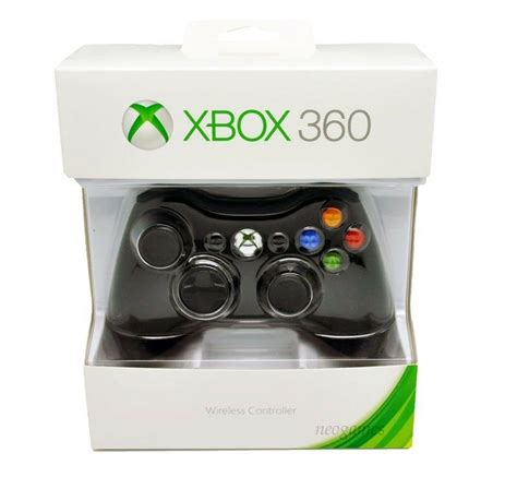 Official Microsoft Xbox 360 Wireless Controller Black