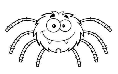 Printable Cute Spider Coloring Pages Bmp Bonkers