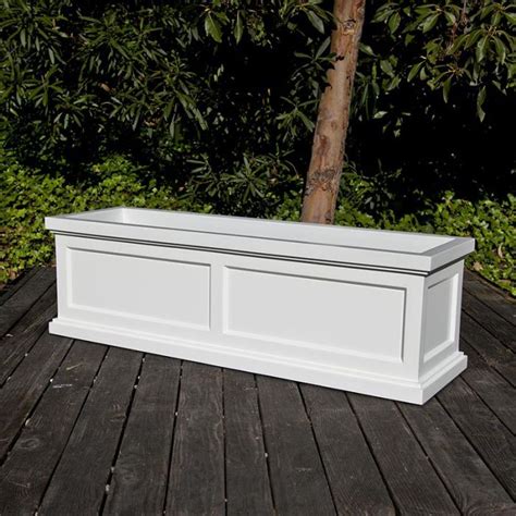 Large & rectangular outdoor planters boxes / containers for gardens. Keswick Rectangle Planter | Rectangle planters, Outdoor ...