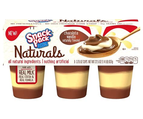 Snack Pack Vanilla Pudding Nutrition Information Blog Dandk