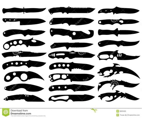 Knife Blade Shapes Formed From All Shapes Start From An Ordinary