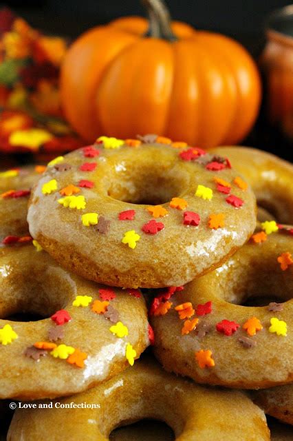 Love And Confections Maple Glazed Pumpkin Spice Doughnuts