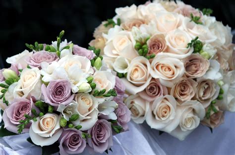 Wallpaper Roses Flowers Wedding Bouquets Beauty 3300x2180