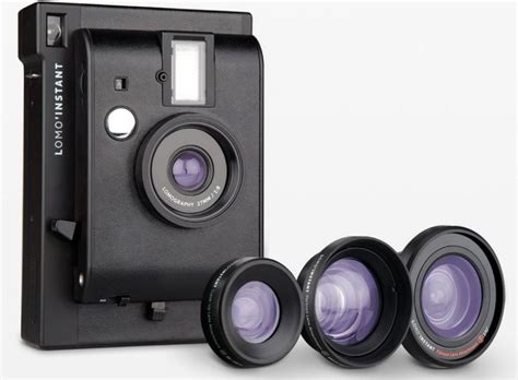 Technical Specs Lomography Lomoinstant Mini Black 3 Lenses Foto
