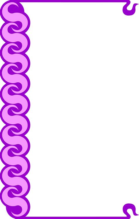 Purple Clip Art Border