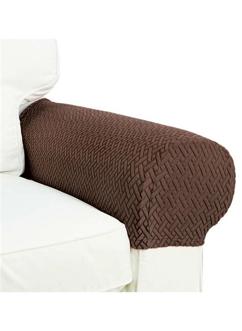 10% coupon applied at checkout. 2 Piece Armrest Covers Stretchy Set Chair or Sofa Arm ...