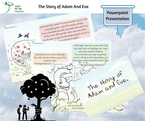 Story Of Adam And Eve Powerpoint Presentation Apple For The Teacher Ltd