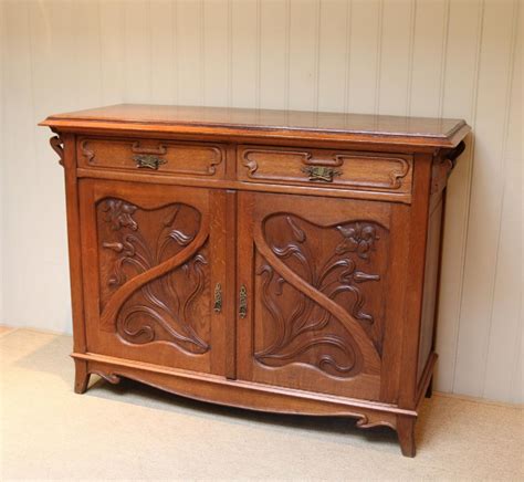 What kind of sideboard was in the 1950's? Substantial Oak Art Nouveau Sideboard | 734470 ...