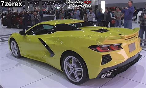 Video 2020 Corvette Stingray Convertible In Accelerate Yellow At The