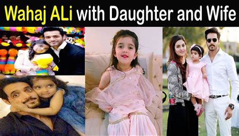 Wahaj Ali Adorable Pics With His Wife And Daughter