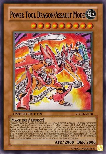 Power Tool Dragonassault Mode Yu Gi Oh Card Maker Wiki Fandom