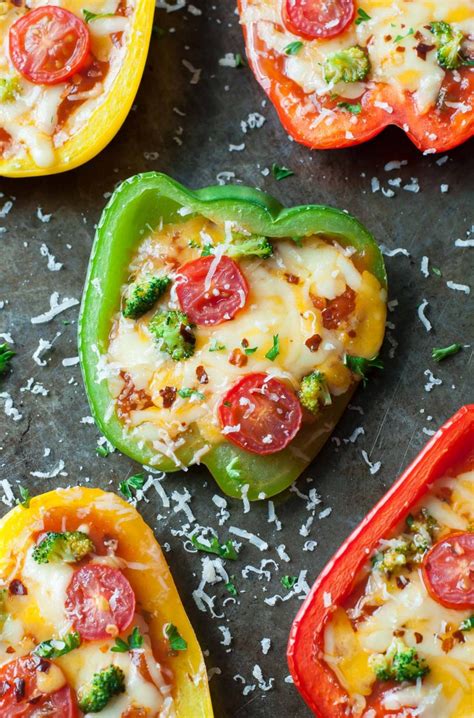 Bell Pepper Pizzas Peas And Crayons