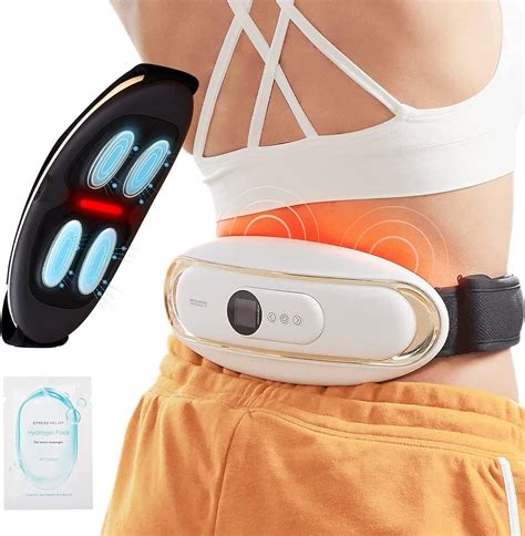Boriwat Back Massager For Back Pain Pulse Electric Back Massager With Heat Cordless Deep