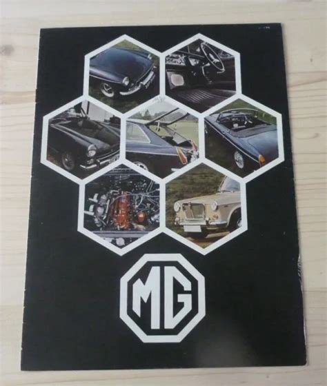 Mg Mk Midget Mgb Gt Catalogue Brochure Prospekt Pub D Pliant